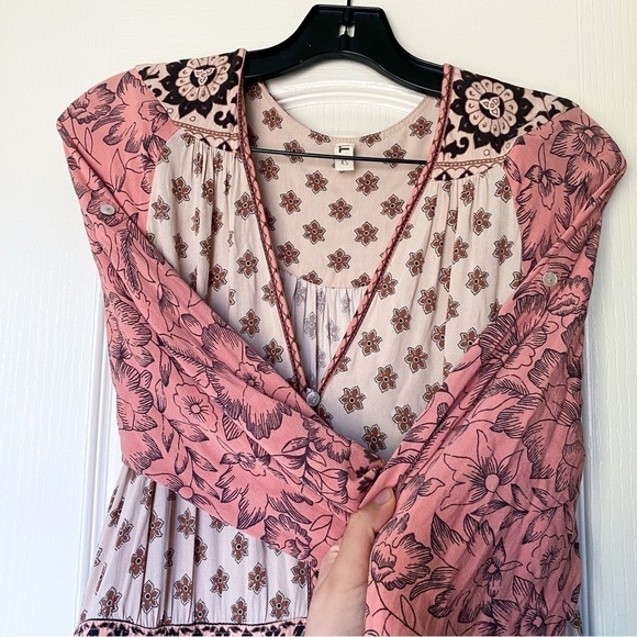 Spell Lionheart Gown Maxi Boho Tribal Paisley Sundown XS EUC - Picture 3 of 14